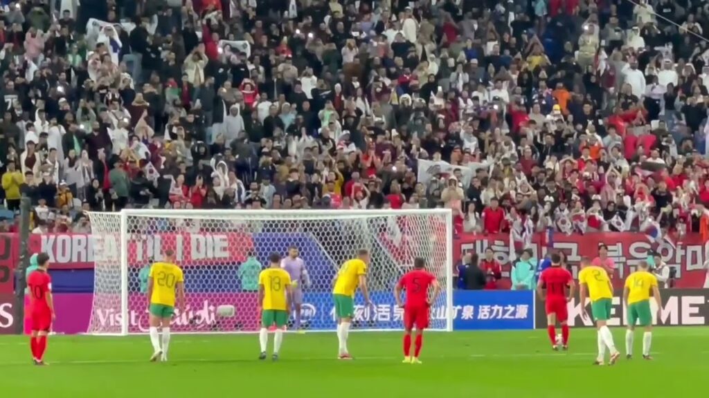 Hwang Hee-Chan penalty goal vs Australia AFC Asian Cup Qatar quarter final