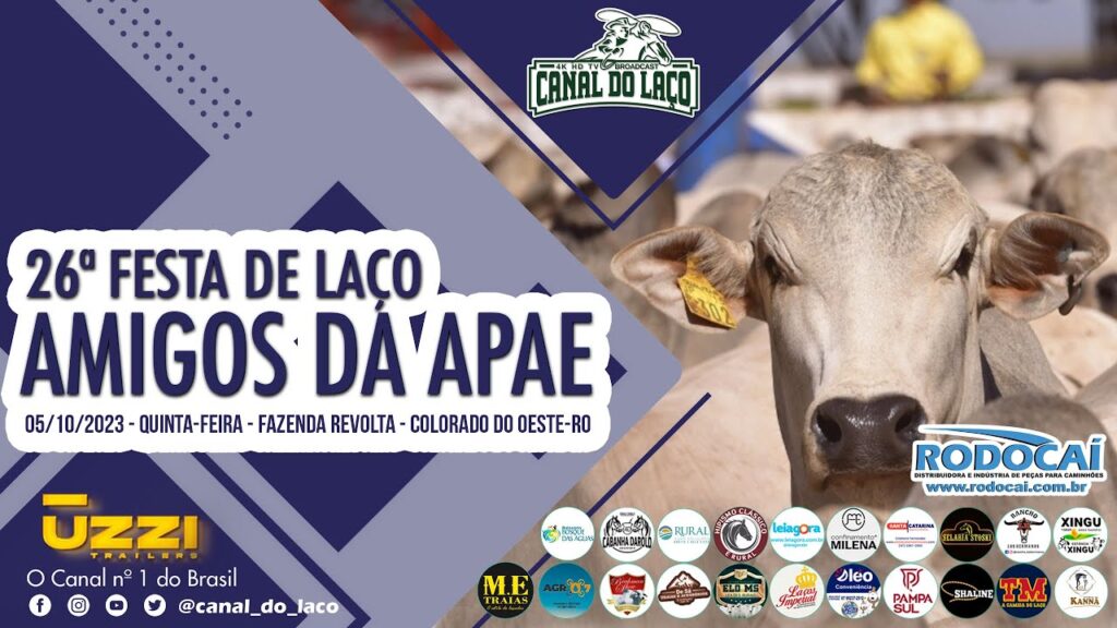 26ª Festa de Laço Amigos da Apae - Fazenda Revolta - Colorado do Oeste-RO