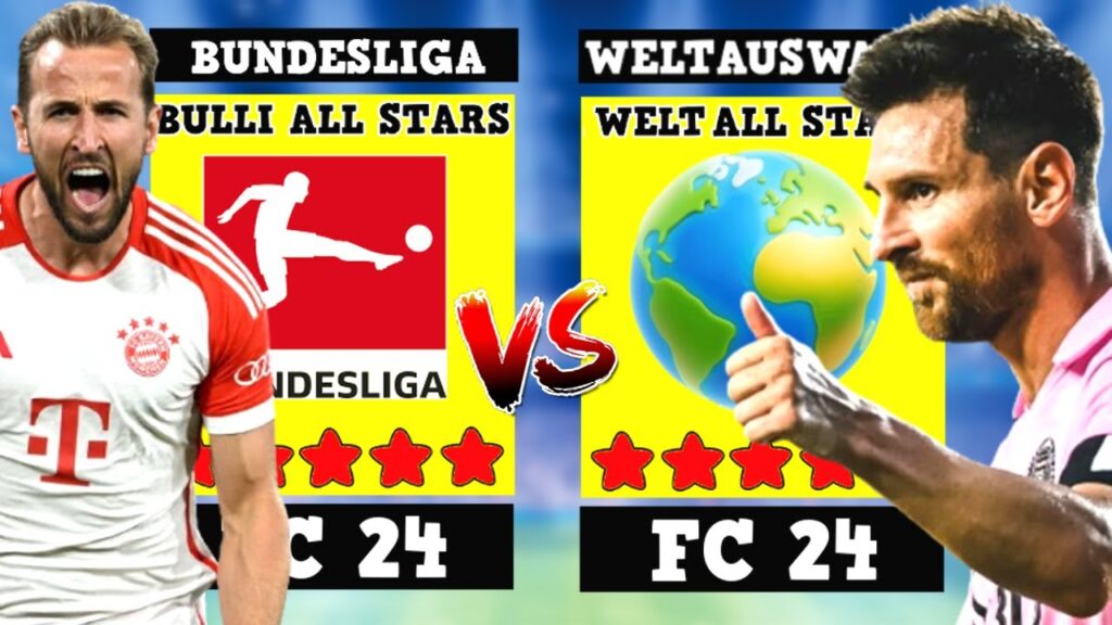 EA FC 24 | Bundesliga All-Stars vs Welt All-Stars! ft. Kane & Messi ⚽️🔥
