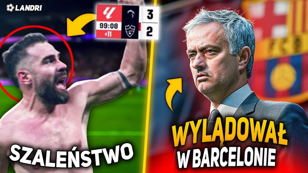 Jose Mourinho TRENEREM FC Barcelony?! GOL w 99 minucie URATOWAŁ Real Madryt! LEWY ZDJĘTY z boiska!