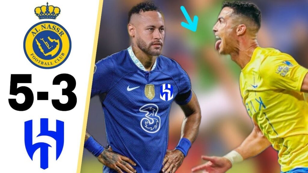 Ronaldo Hattrick vs Neymar🚀🔥 Al Nassr vs Al Hilal 5-3 | Sadio Mane Skill |Highlights &All Goals 2024