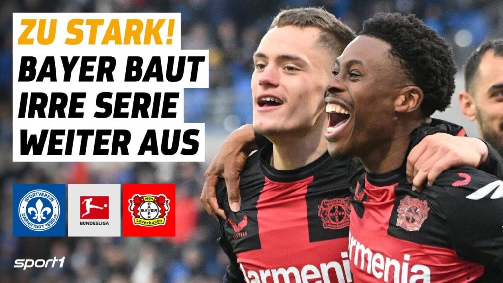 SV Darmstadt 98 - Bayer 04 Leverkusen | Bundesliga Tore und Highlights 20. Spieltag