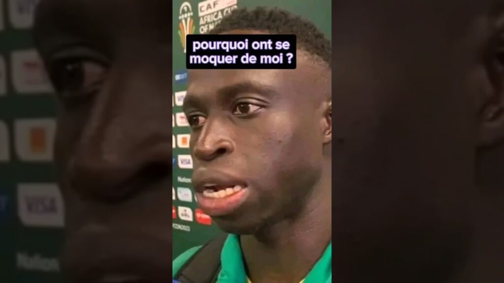 Krépin Diatta répond aux moqueries sur son physique.