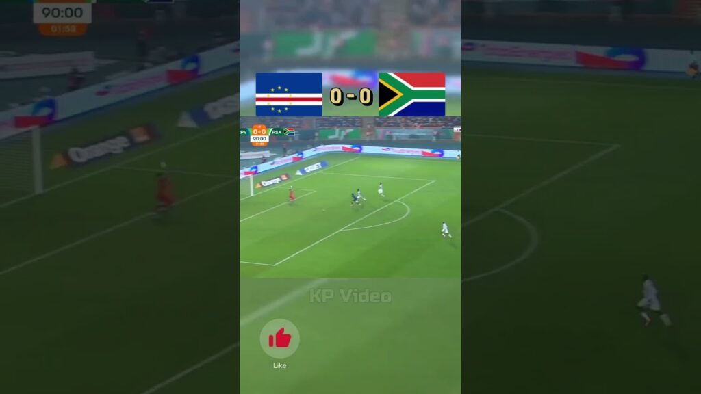 ملخص مباراة الرأس الأخضر وجنوب إفريقيا 0 - 0