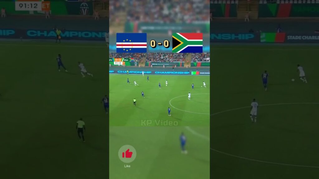 ملخص مباراة الرأس الأخضر وجنوب إفريقيا 0 - 0