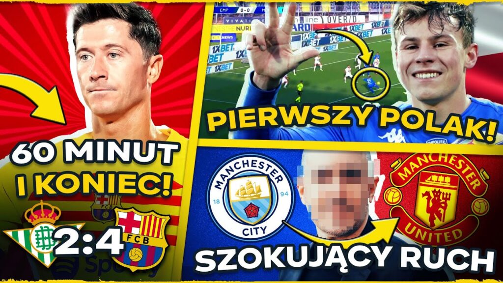 LEWANDOWSKI ZDJĘTY W 60. MINUCIE! SZOK W PREMIER LEAGUE. ŻURKOWSKI NAPISAŁ HISTORIĘ