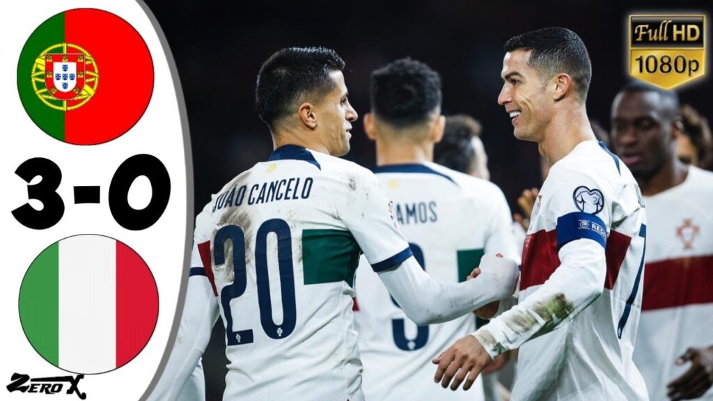 Portugal vs Italy 3-0 • EURO 2024 Qualifiers Highlights & All Goals • Hasil Kualifikasi Euro 2024