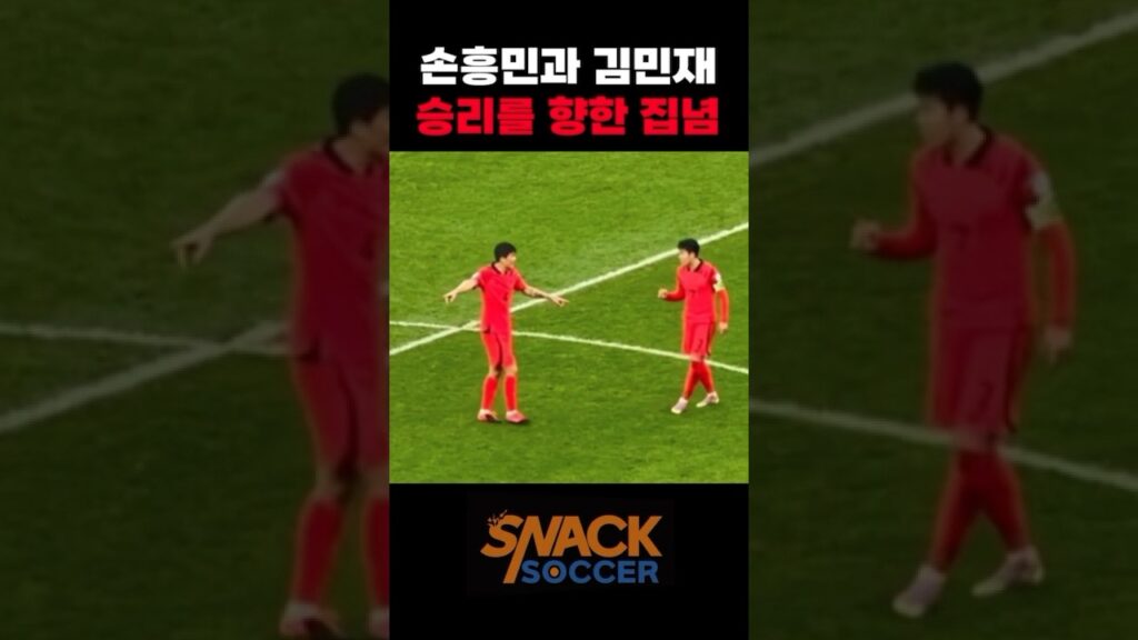 경기중 보여준 손흥민과 김민재의 집념 #손흥민 #김#쇼츠 #shorts