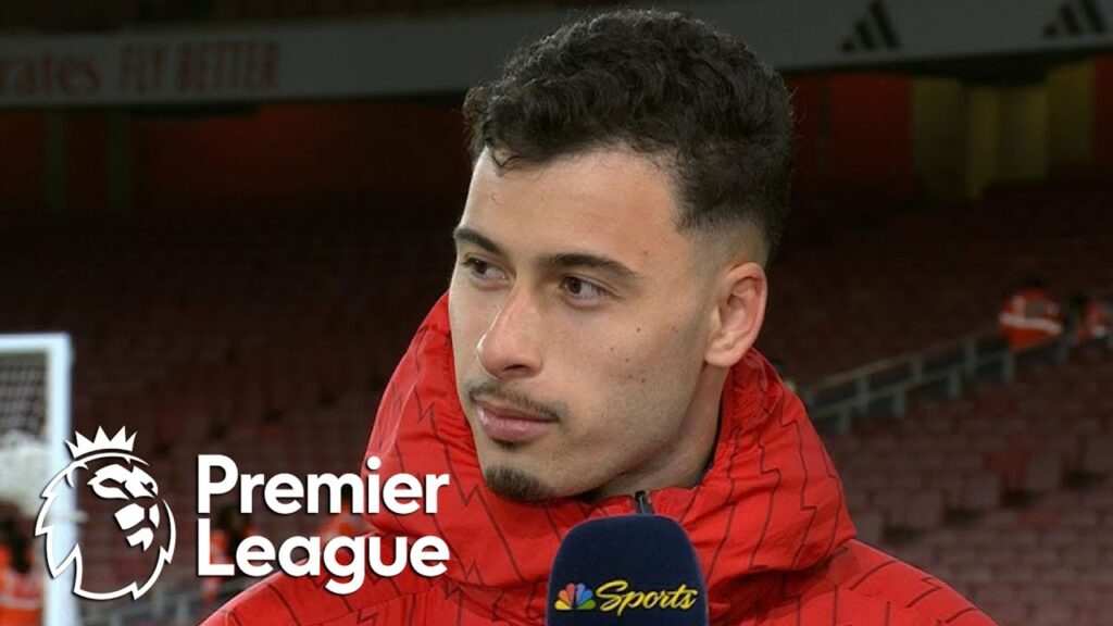 Gabriel Martinelli reacts to Arsenal's 3-1 win against Liverpool | Premier League | NBC Sports