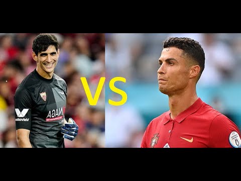 Yassine Bounou Vs Cristiano Ronaldo  - Maroc Vs Portugal #maroc #portugal