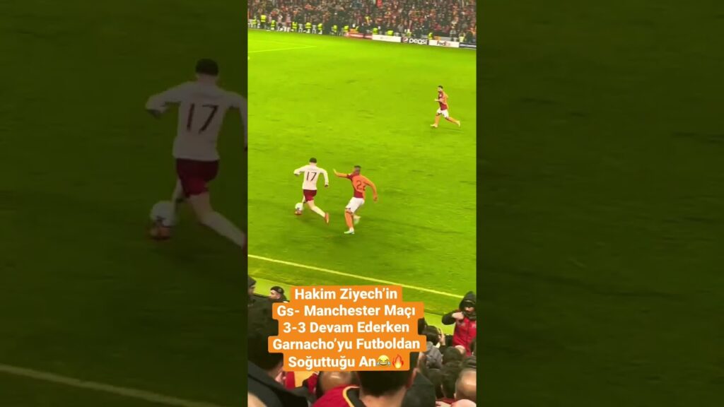 Hakim Ziyech’in Garnacho’yu Futboldan Soğuttuğu An💪 Ziyech Resital Yaptı🔥Gs:3 Manchester:3