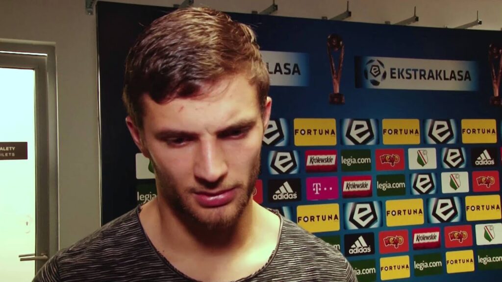 Bartosz Bereszyński po meczu Legii z Lechem Poznań.25.10.2015