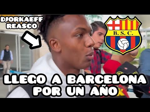 DJORKAEFF REASCO ESTA VEZ NO SALIÓ CORRIENDO LLEGÓ A BARCELONA A PRESTAMO POR UN AÑO QUE FELIZ ESTOY