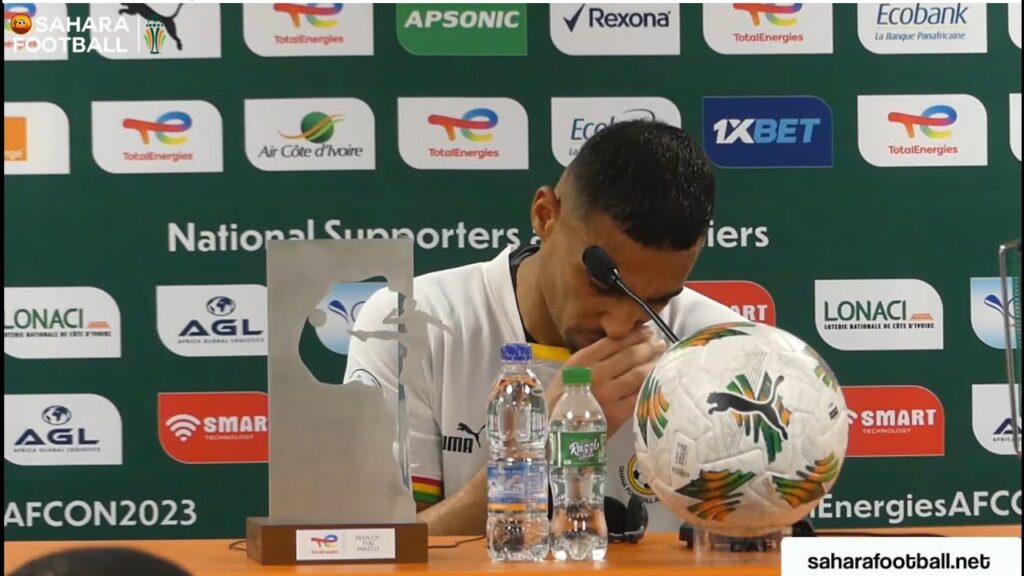 DJIKU INCONSOLABLE AFTER GHANA LOSS TO CAPE VERDE IN AFCON 2023 OPENER