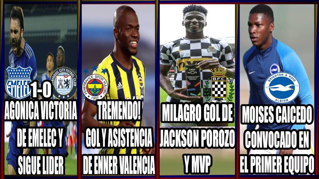 INCREIBLE! GOL Y ASISTENCIA DE ENNER VALENCIA! GOL Y MVP JACKSON POROZO! EMELEC GANA Y SIGUE LIDER