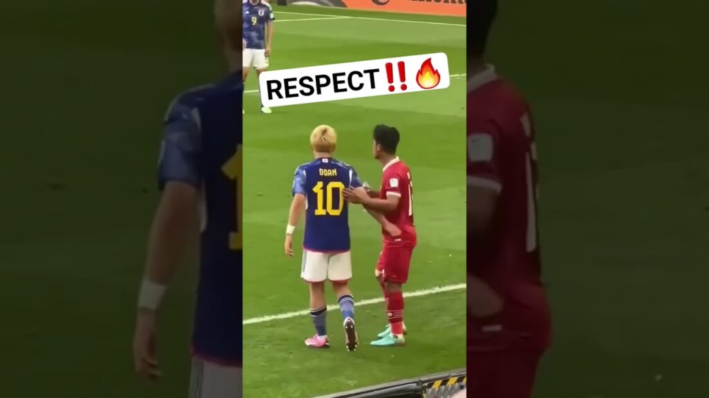 RESPECT ‼️🔥 DOAN BAGI AIR MINERAL KE ARHAN ,INDONESIA VS JEPANG #respect#pratamaarhan #football#doan