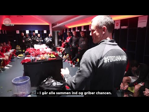 Omklædningsrummet: Sejrstale fra Ebbe Sand til landsholdet