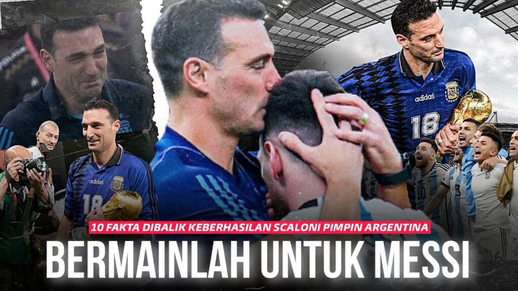 Selalu Menahan Tangis, Demi Leo Messi !! 10 Fakta Fenomenal Lionel Scaloni yang Tak Diketahui
