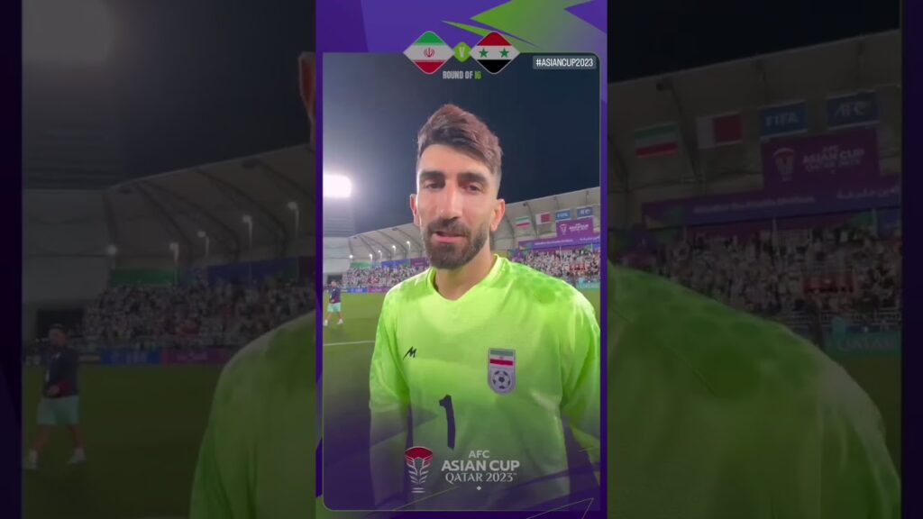 Alireza Beiranvand #asiancup2023 #iran #syria #shortvideo #shorts #football #fifa #sports #football