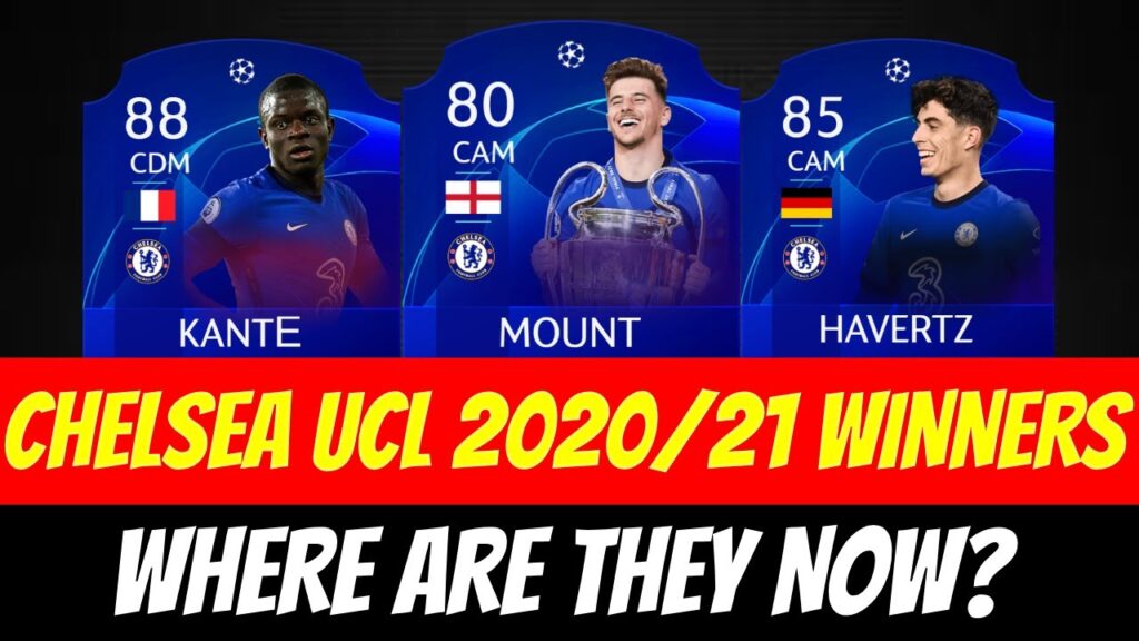 Chelsea UCL 2020/21 Winning Squad | Then vs Now featuring Mount, Rudiger, Havertz and more