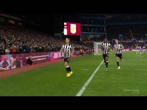 Fabian Schär Goal, Aston Villa vs Newcastle (0-3) All Goals and Extended Highlights