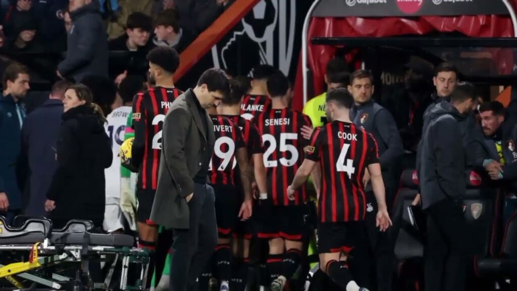 Tom Lockyer collapsed vs Bournemouth #football #lutontown #primierleague