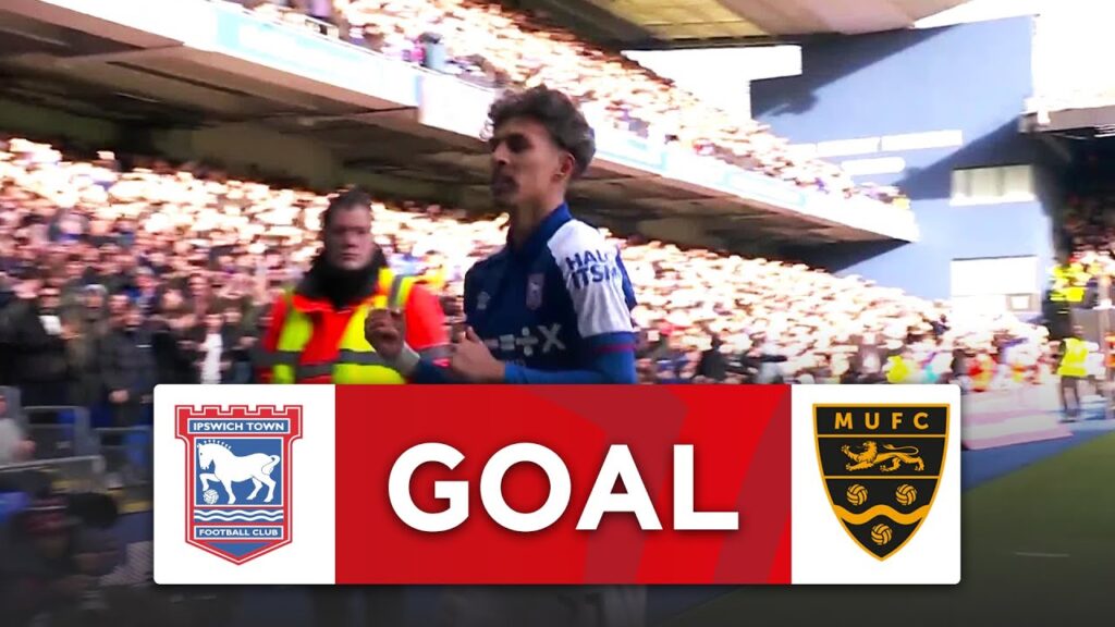 GOAL | Sarmiento | Ipswich Town 1-1 Maidstone United | Fourth Round | Emirates FA Cup 2023-24