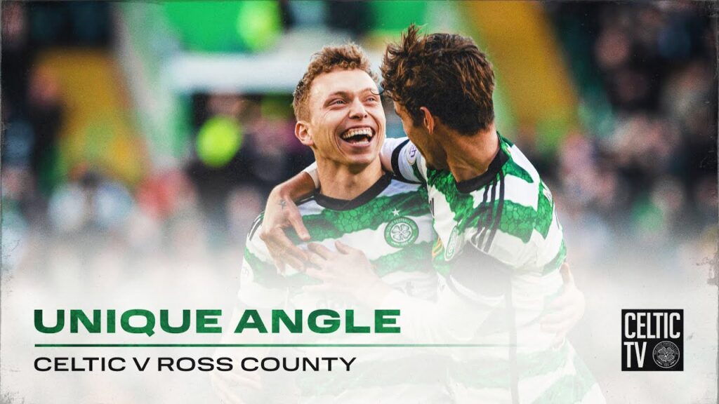 Celtic TV's Unique Angle | Celtic 1-0 Ross County | Alistair Johnston's strike in first minute!