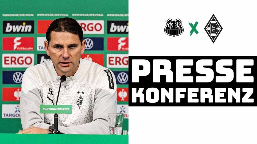 🎙 PK vor 1. FC Saarbücken -  Borussia | DFB-Pokal | Viertelfinale