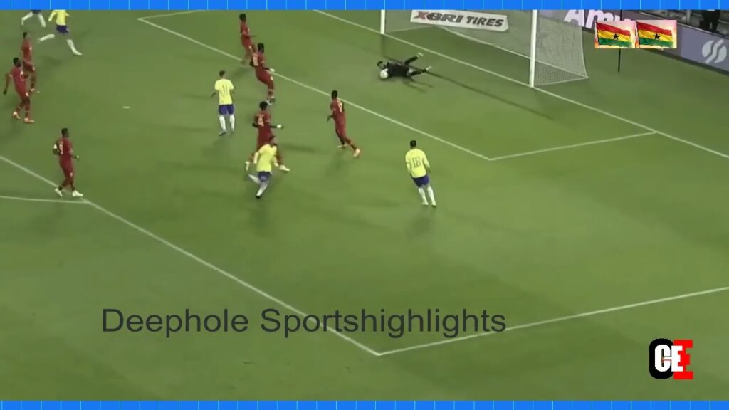 MOHAMMED SALISU'S first time for Ghana   vs Brazil  International Friendly