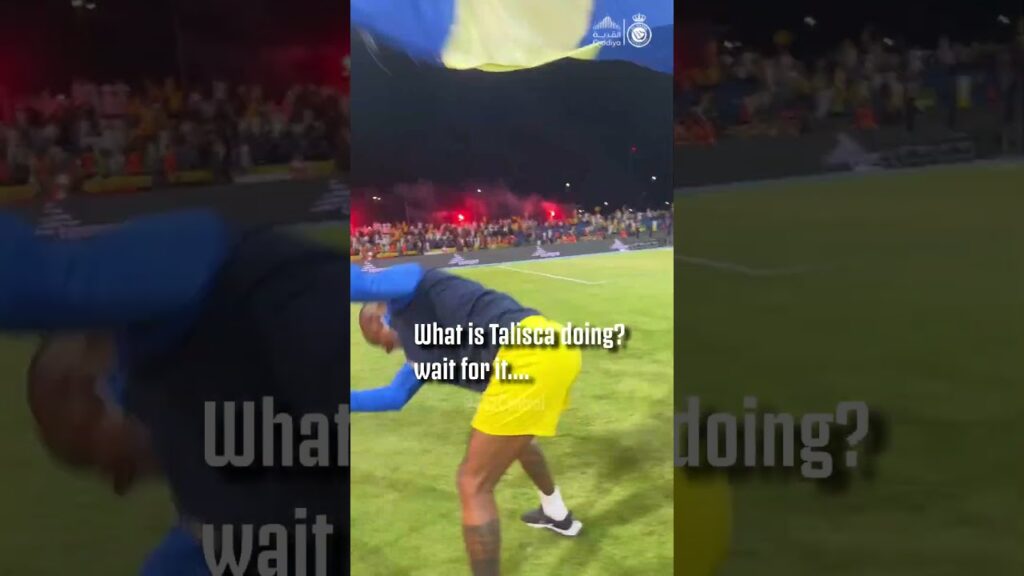Ronaldo 🏆🤗 Talisca funny celebration 😂✨ #shorts #alnassr