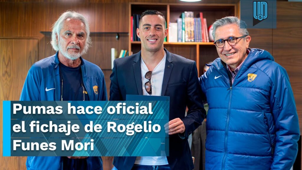 Pumas hace oficial el fichaje de Rogelio Funes Mori para el Clausura 2024