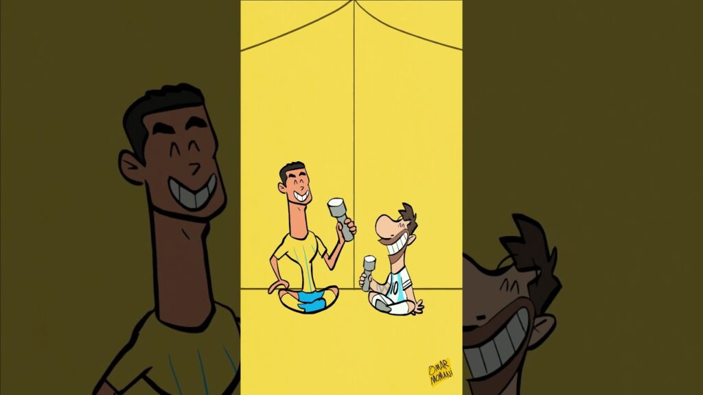 Ali Albulayhi confronts the goats #messi #cristianoronaldo #football