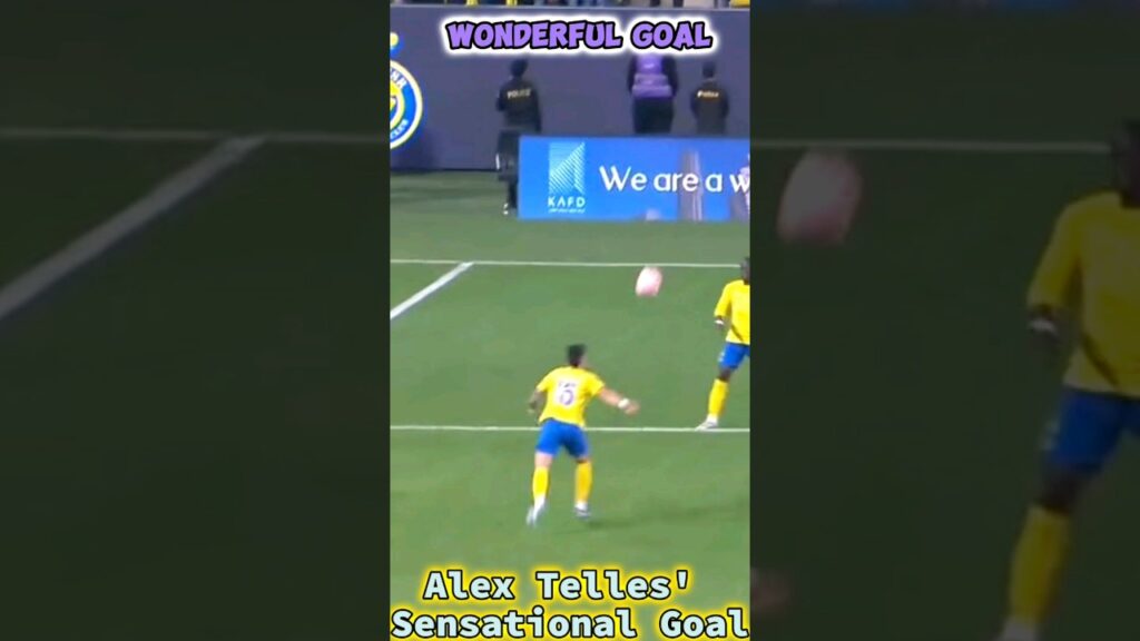 Alex Telles Sensasional Goal #football #skills #goals #wonderfulgoals #shorts