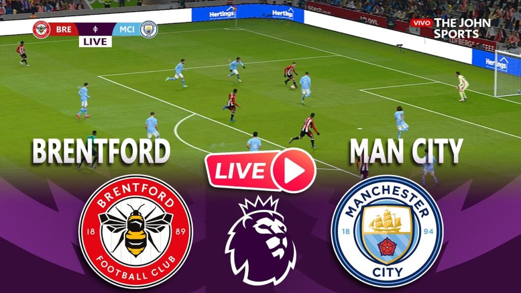 🔴[LIVE] BRENTFORD vs MANCHESTER CITY | Premier League 2023/2024 | Full Match #livestream Simutation
