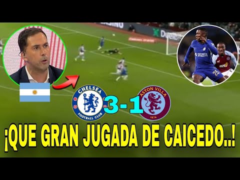 😱 PRENSA ARGENTINA "SORPRENDIDA con la JUGADA de MOISÉS CAICEDO frente al Aston Villa"