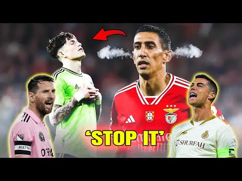 'STOP IT', Angel Di Maria Confronts Garnacho for Cristiano Ronaldo Celebrations