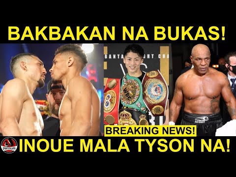 Teofimo huling FACE OFF bago SUNTUKAN bukas| Inoue EXCITED na maging ka-LEVEL si Mike Tyson!