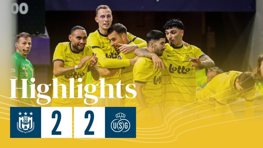 Les points sont partagés dans le derby bruxellois | HIGHLIGHTS: Union - RSC Anderlecht
