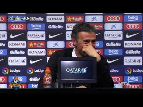 Un periodista se duerme en la rueda de prensa de Luis Enrique... ¡Y así reacciona el técnico!