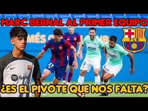 🚨MARC BERNAL EL NUEVO  BUSQUETS ES PARECIDO PERO MUCHO MÁS GRANDE Y RÁPIDO QUE LA LEYENDA AZULGRANA.