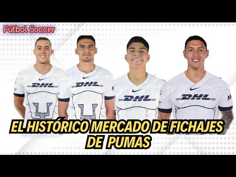 🔵 El HISTÓRICO mercado de pases en PUMAS 🐾