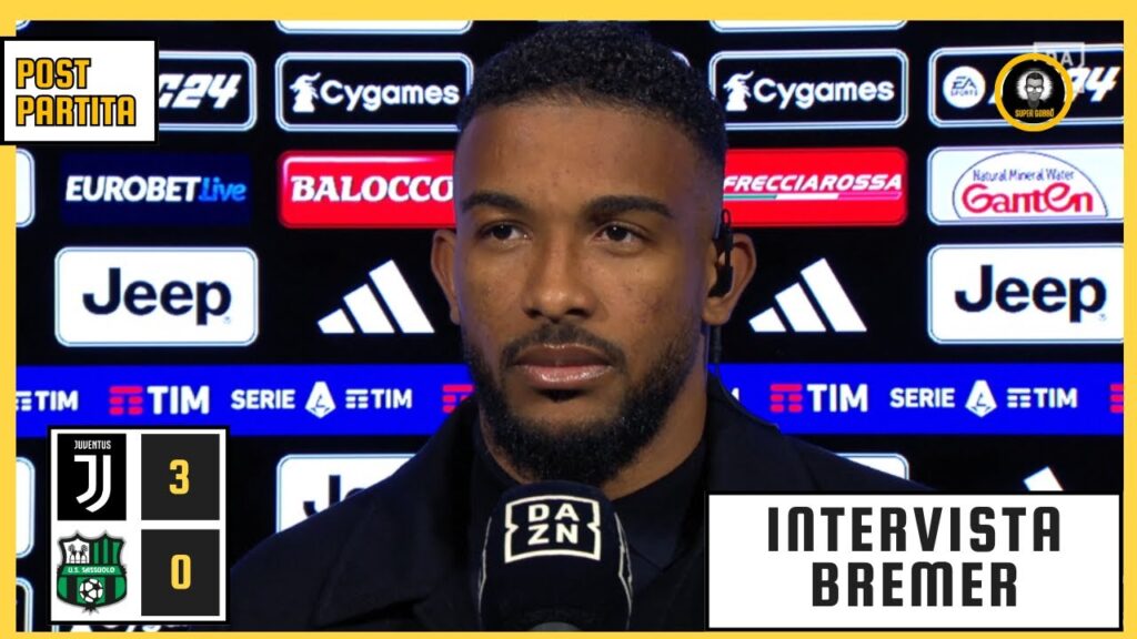 JUVENTUS - SASSUOLO 3-0 | INTERVISTA BREMER POST GARA