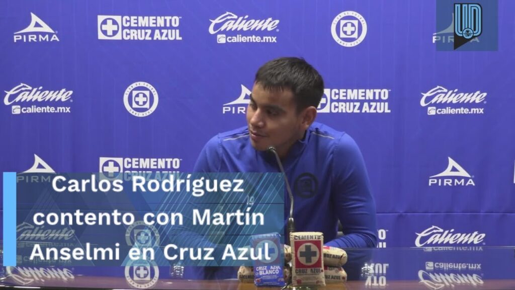 Asegura Carlos Rodríguez que con Martín Anselmi se siente "una vibra muy bonita" en Cruz Azul