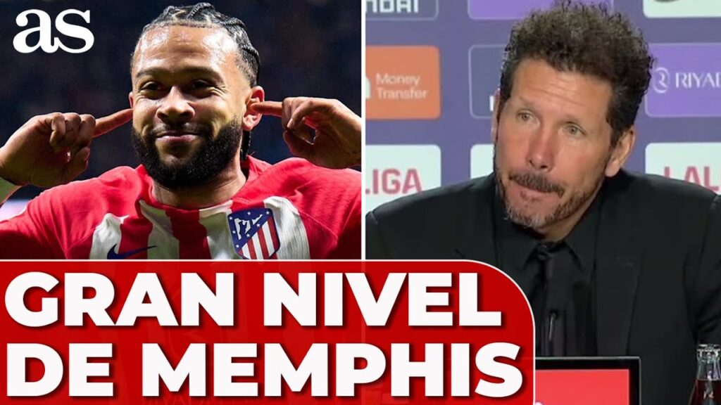 SIMEONE elogia a MEMPHIS DEPAY: GOL al VALENCIA y GRAN rendimiento