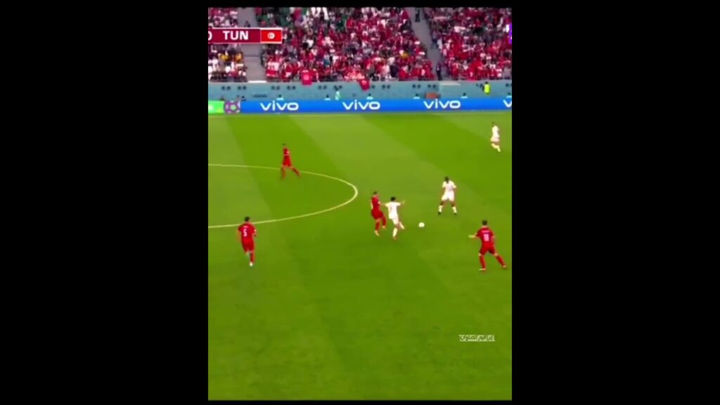 لقطة نادرة، منتخب تونس وهم يعبثون بلاعبي الدنمارك 🔥🔥💪
