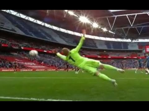 Kasper Schmeichel World save Vs Chelsea in FA Cup Final