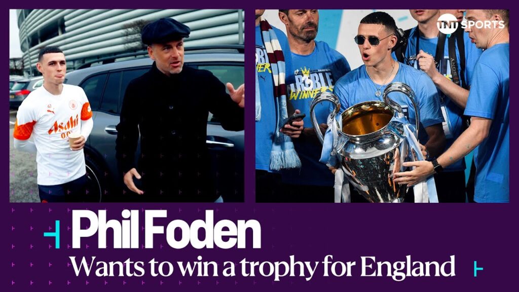 Around The Block ft. Phil Foden 🚘 | De Bruyne influence, treble win & winning a trophy for England 👀