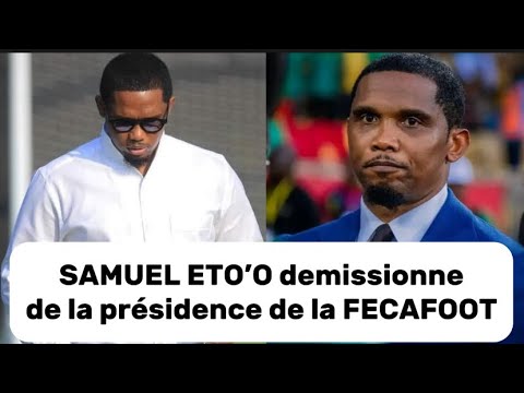 Samuel Eto’o démissionne de la présidence de la FECAFOOT , Valsero réagit à cette démission