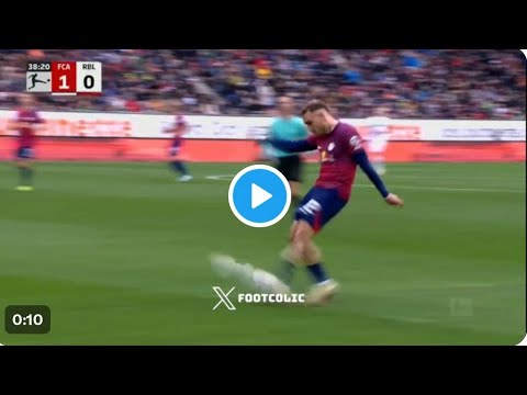 🇩🇪 Goal: Loïs Openda | Augsburg 1-1 RB Leipzig